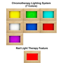Load image into Gallery viewer, Golden Designs 2-Person Full Spectrum PureTech™ Near Zero (Under 3MG) EMF FAR Infrared Sauna with Himalayan Salt Bar (Canadian Hemlock)