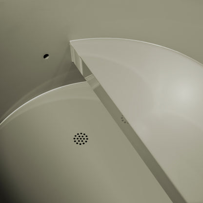 Dynamic Cold Therapy Barrel Spa - Plastic with Pacific Cedar Exterior