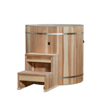 Load image into Gallery viewer, Dynamic Cold Therapy Barrel Spa - Plastic with Pacific Cedar Exterior