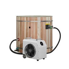 Load image into Gallery viewer, Dynamic Cold Therapy Barrel Spa - Plastic with Pacific Cedar Exterior