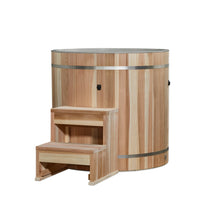 Load image into Gallery viewer, Dynamic Cold Therapy Barrel Spa - Plastic with Pacific Cedar Exterior