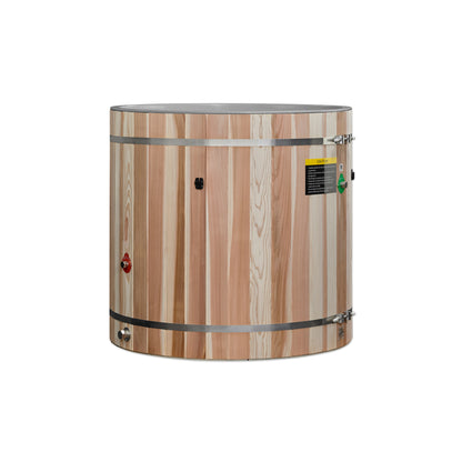 Dynamic Cold Therapy Barrel Spa - Plastic with Pacific Cedar Exterior