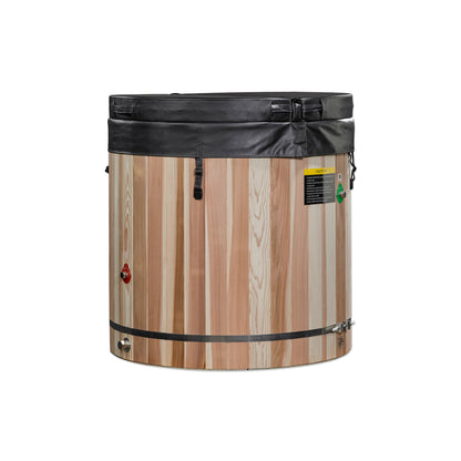 Dynamic Cold Therapy Barrel Spa -304 Stainless Steel with Pacific Cedar Exterior