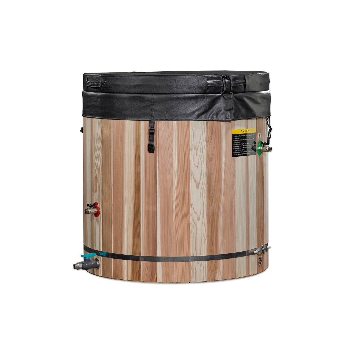 Dynamic Cold Therapy Barrel Spa -304 Stainless Steel with Pacific Cedar Exterior