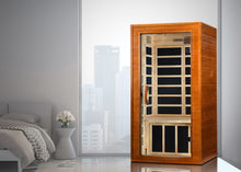 Load image into Gallery viewer, Dynamic Avila 1-2-person Low EMF (Between 5-10MG) FAR Infrared Sauna (Canadian Hemlock)