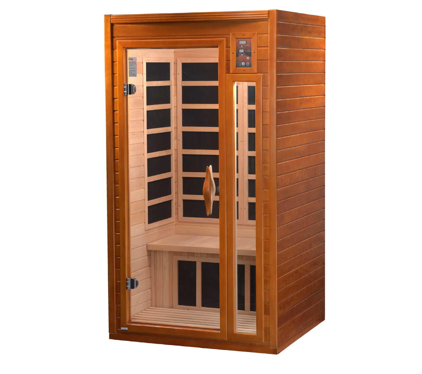 Dynamic Barcelona 1-2-person Low EMF (Between 5-10 MG) FAR Infrared Sauna (Canadian Hemlock)