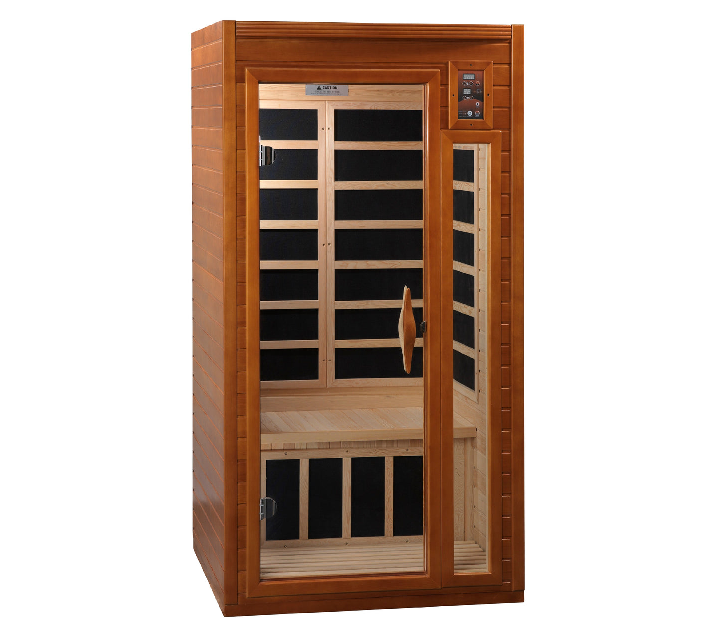 Dynamic Barcelona 1-2-person Low EMF (Between 5-10 MG) FAR Infrared Sauna (Canadian Hemlock)