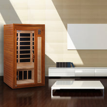 Load image into Gallery viewer, Dynamic Barcelona 1-2-person Low EMF (Between 5-10 MG) FAR Infrared Sauna (Canadian Hemlock)