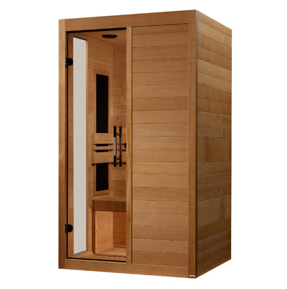 Dynamic Veneto 1-2 Person Low EMF (Between 5-10MG) Far Infrared Sauna (Canadian Hemlock)