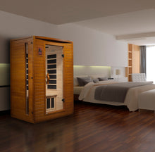 Load image into Gallery viewer, Dynamic Versailles 2-person Low EMF (Between 5-10 MG) FAR Infrared Sauna (Canadian Hemlock)