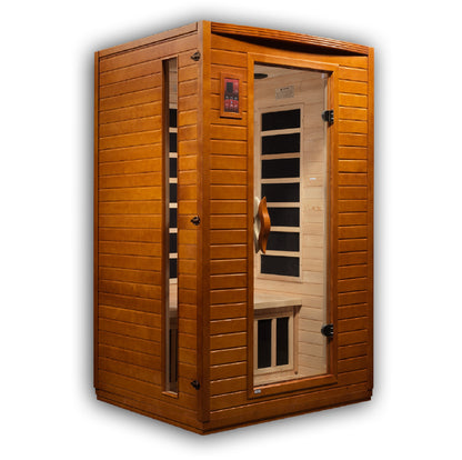 Dynamic Versailles 2-person Low EMF (Between 5-10 MG) FAR Infrared Sauna (Canadian Hemlock)