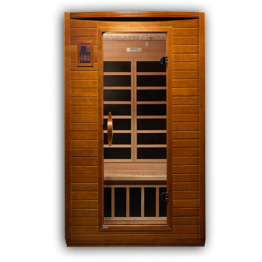 Dynamic Versailles 2-person Low EMF (Between 5-10 MG) FAR Infrared Sauna (Canadian Hemlock)
