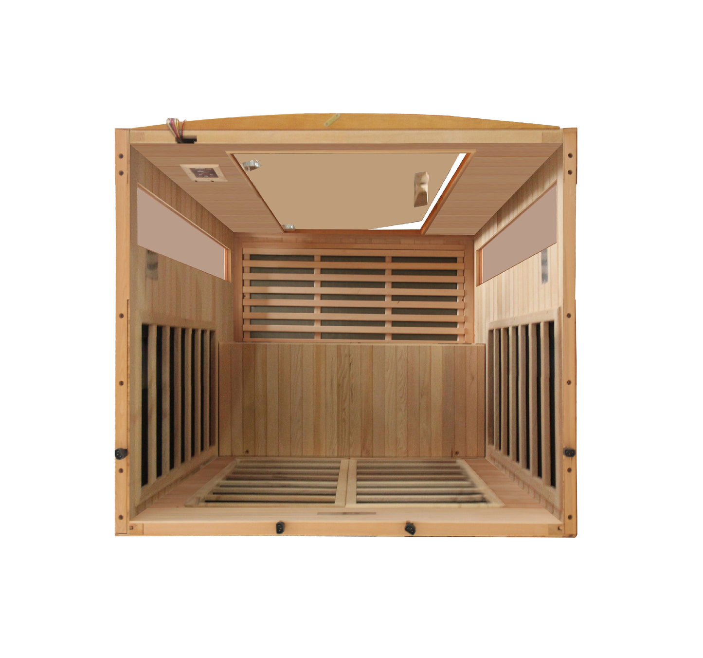 Dynamic Versailles 2-person Low EMF (Between 5-10 MG) FAR Infrared Sauna (Canadian Hemlock)