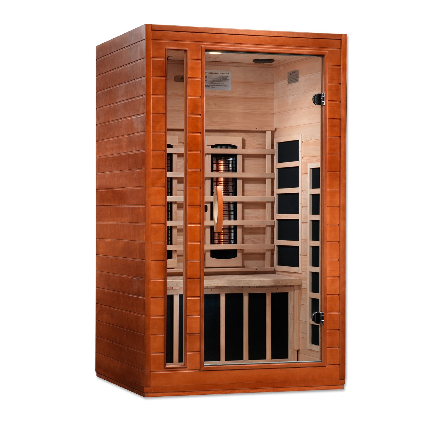 Dynamic Cardoba 2-Person Full Spectrum Near Zero EMF (Under 3MG) FAR Infrared Sauna (Canadian Hemlock)