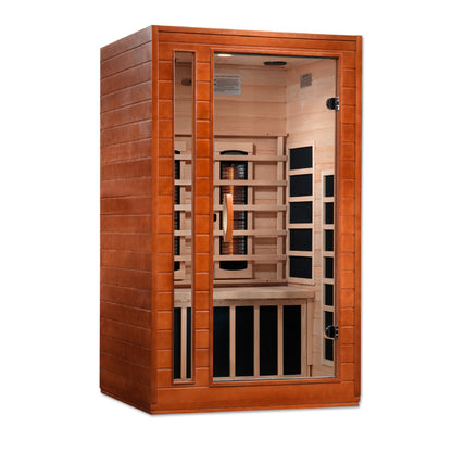 Dynamic Cardoba 2-Person Full Spectrum Near Zero EMF (Under 3MG) FAR Infrared Sauna (Canadian Hemlock)