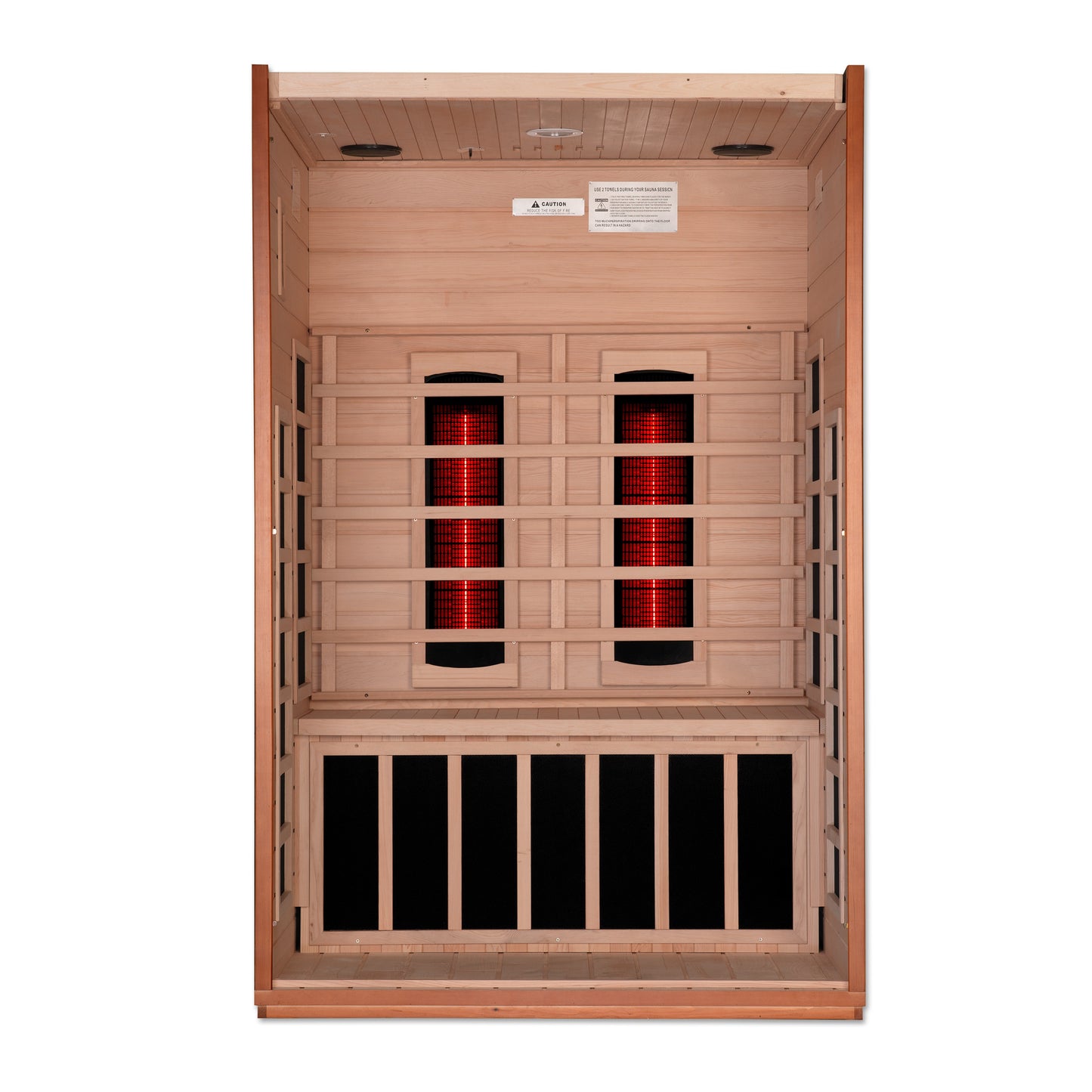 Dynamic Cardoba 2-Person Full Spectrum Near Zero EMF (Under 3MG) FAR Infrared Sauna (Canadian Hemlock)