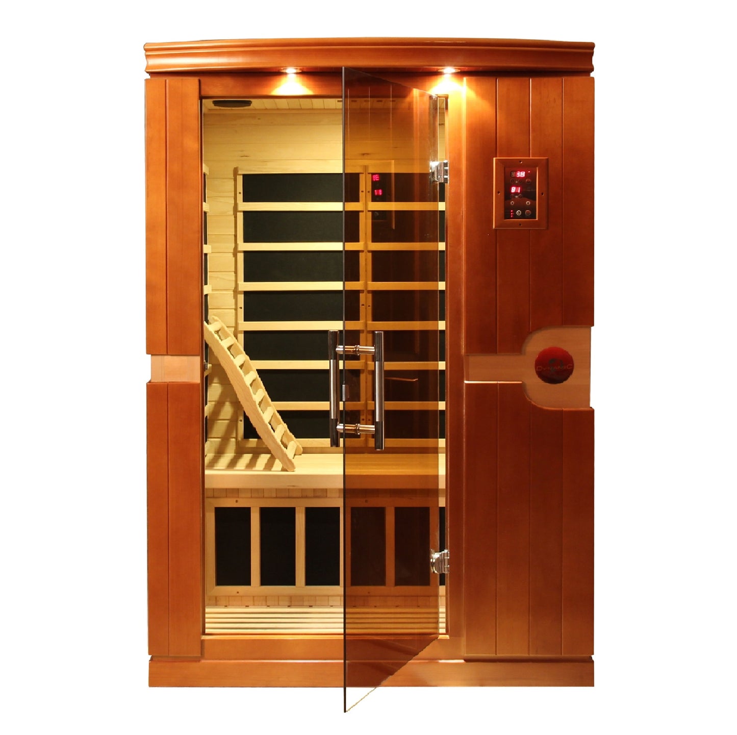 Dynamic Venice 2-person Low EMF (Between 5-10MG) FAR Infrared Sauna (Canadian Hemlock)