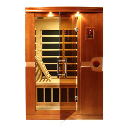 Dynamic Venice 2-person Low EMF (Between 5-10MG) FAR Infrared Sauna (Canadian Hemlock)