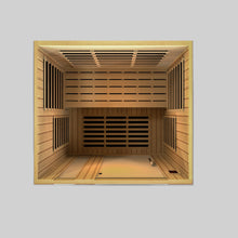 Load image into Gallery viewer, Dynamic Lugano 3-person Low EMF (Between 5-10MG) FAR Infrared Sauna (Canadian Hemlock)