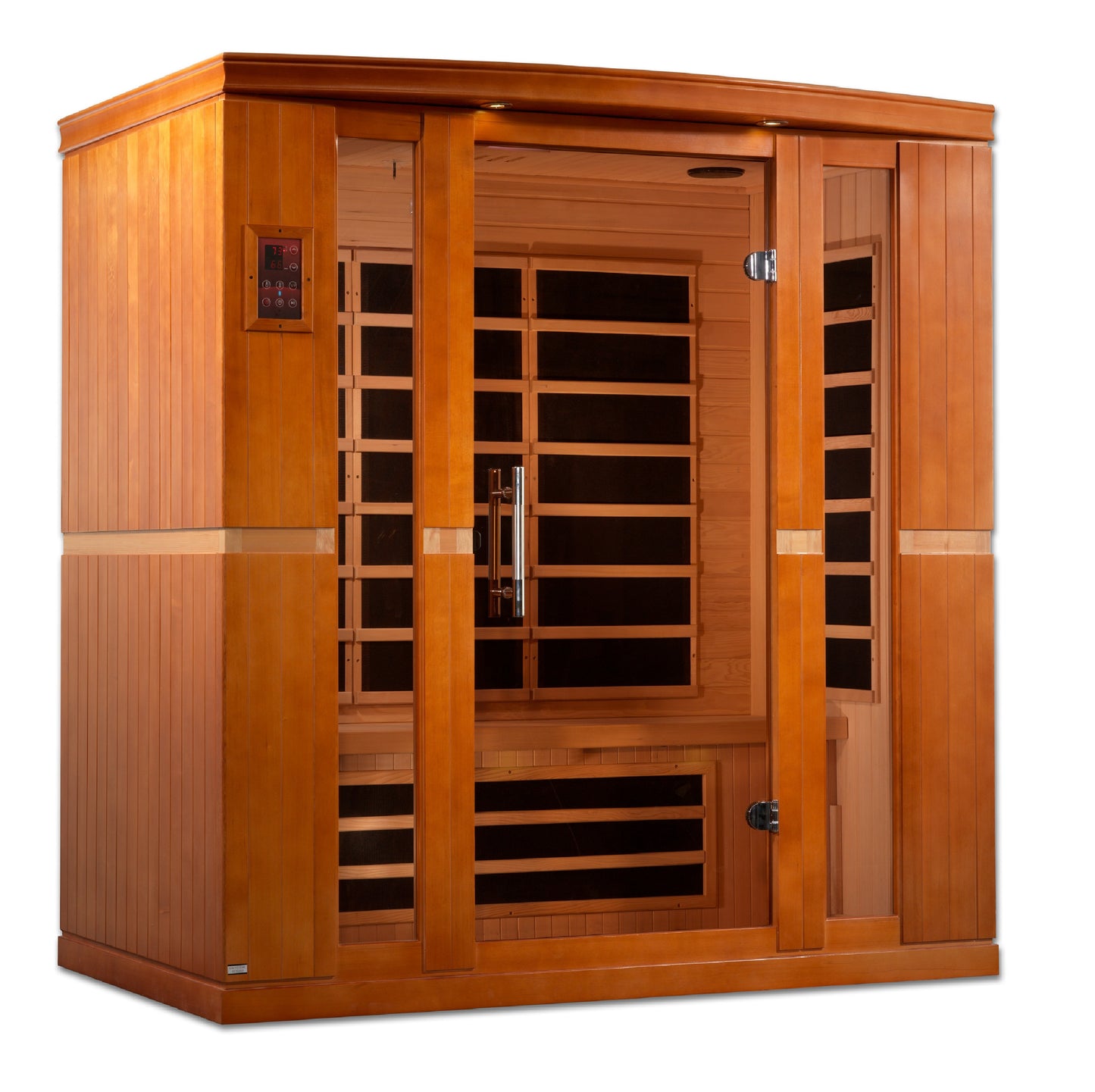 Dynamic Bergamo 4-person Low EMF (Between 5-10MG) FAR Infrared Sauna (Canadian Hemlock)