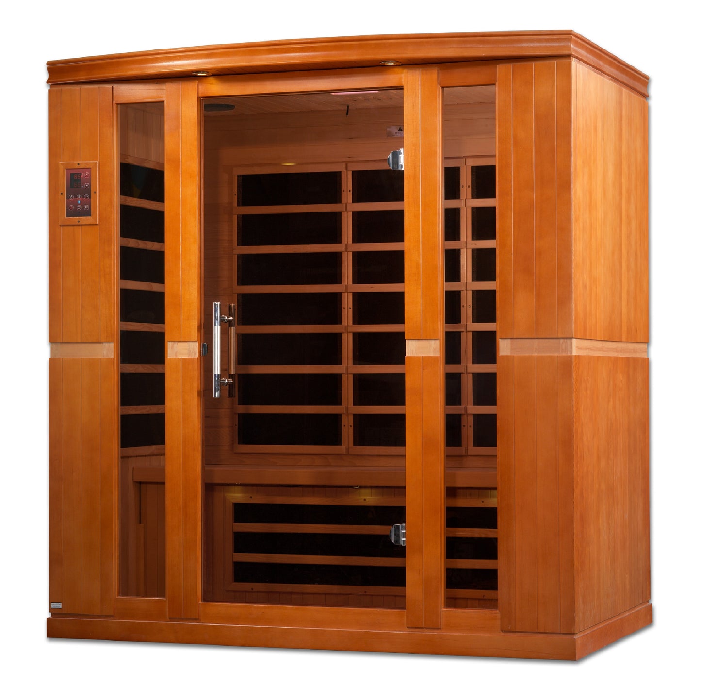 Dynamic Bergamo 4-person Low EMF (Between 5-10MG) FAR Infrared Sauna (Canadian Hemlock)