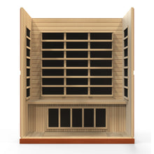 Load image into Gallery viewer, Dynamic Bergamo 4-person Low EMF (Between 5-10MG) FAR Infrared Sauna (Canadian Hemlock)