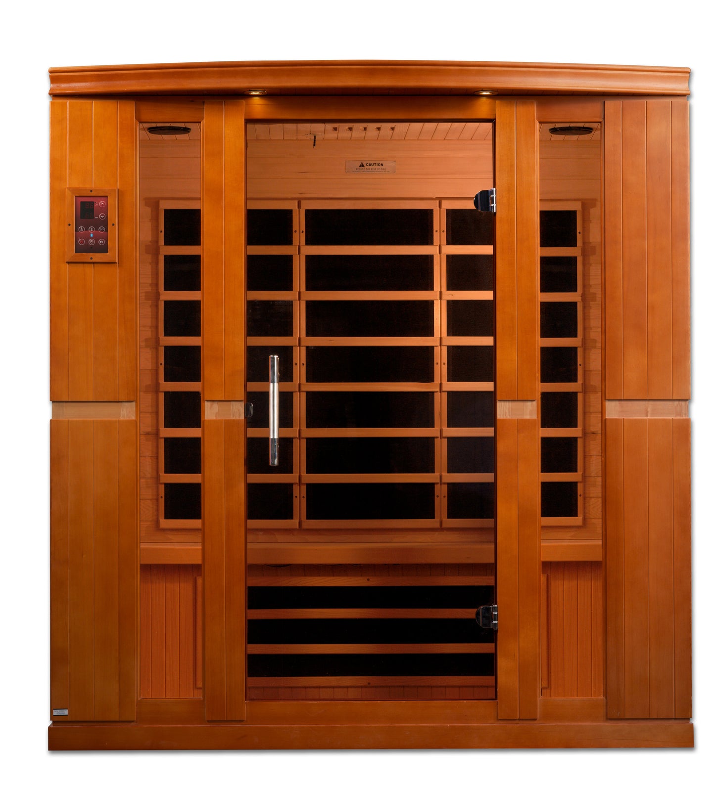 Dynamic Bergamo Elite 4-person Ultra Low EMF (Between 3-5MG) FAR Infrared Sauna (Canadian Hemlock)