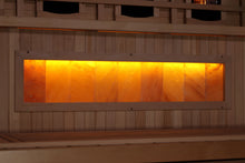 Load image into Gallery viewer, Golden Designs 2-Person Full Spectrum PureTech™ Near Zero (Under 3MG) EMF FAR Infrared Sauna with Himalayan Salt Bar (Canadian Hemlock)
