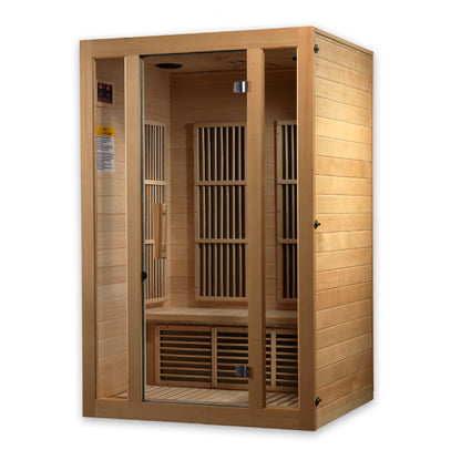 Maxxus Seattle 2-Person Low EMF (Between 5-10 MG) FAR Infrared Sauna (Canadian Hemlock)