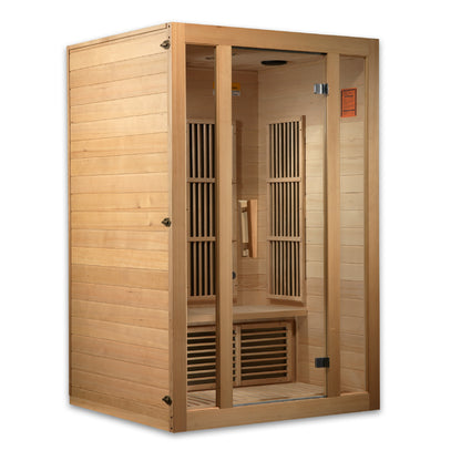 Maxxus Seattle 2-Person Low EMF (Between 5-10 MG) FAR Infrared Sauna (Canadian Hemlock)