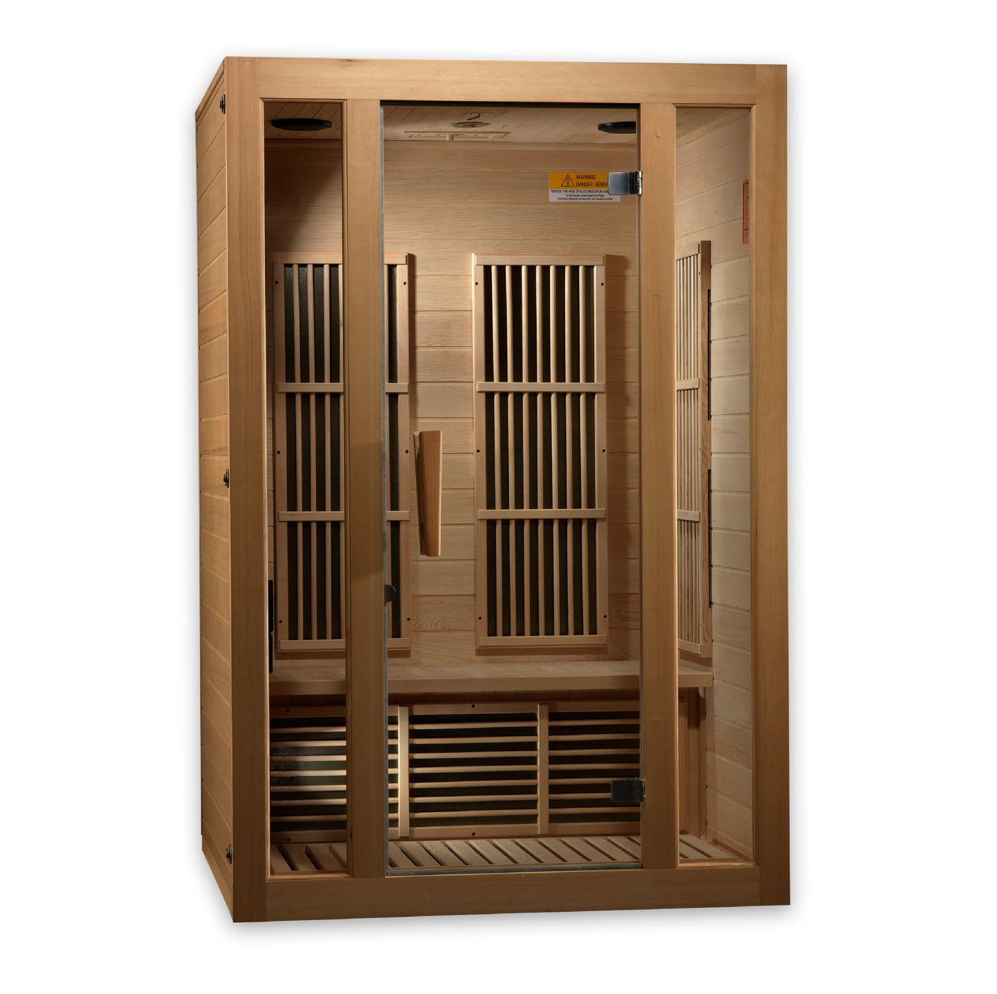 Maxxus Seattle 2-Person Low EMF (Between 5-10 MG) FAR Infrared Sauna (Canadian Hemlock)