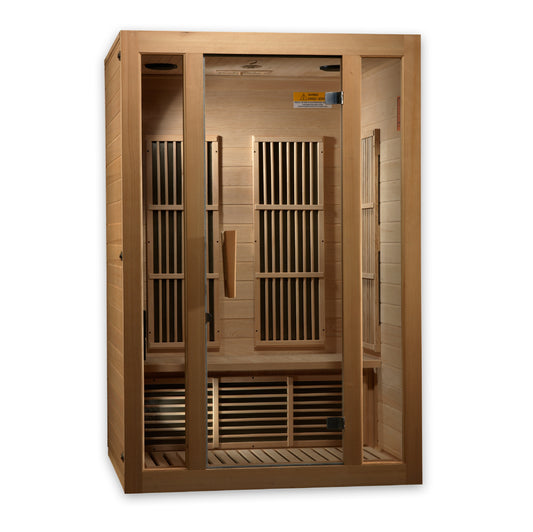 Maxxus Seattle 2-Person Low EMF (Between 5-10 MG) FAR Infrared Sauna (Canadian Hemlock)