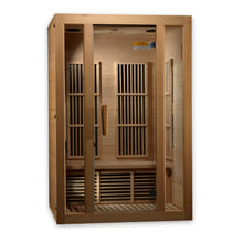 Load image into Gallery viewer, Maxxus Seattle 2-Person Low EMF (Between 5-10 MG) FAR Infrared Sauna (Canadian Hemlock)