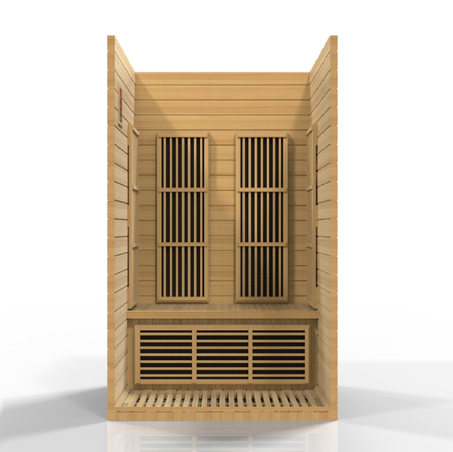 Maxxus Seattle 2-Person Low EMF (Between 5-10 MG) FAR Infrared Sauna (Canadian Hemlock)