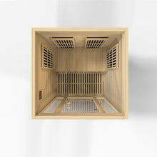 Load image into Gallery viewer, Maxxus Seattle 2-Person Low EMF (Between 5-10 MG) FAR Infrared Sauna (Canadian Hemlock)