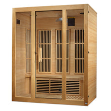 Load image into Gallery viewer, Maxxus Bellevue 3-Person Low EMF (Between 5-10 MG) FAR Infrared Sauna (Canadian Hemlock)Maxxus Bellevue 3-Person Low EMF (Between 5-10 MG) FAR Infrared Sauna (Canadian Hemlock)