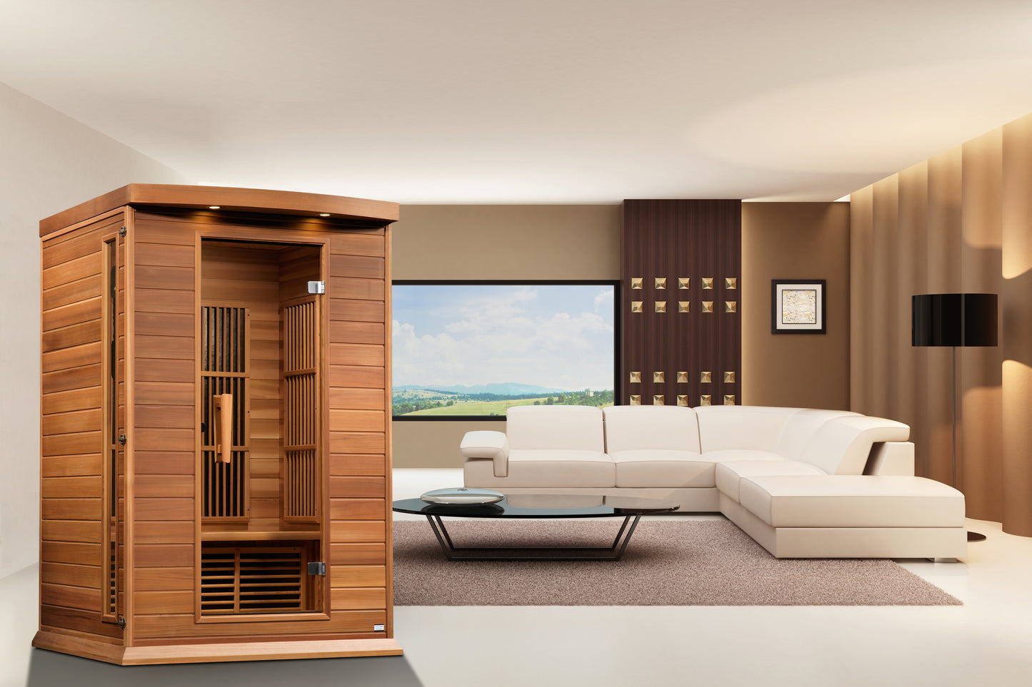 Maxxus 2-Person Low EMF (Between 5-10MG) FAR Infrared Sauna (Canadian Red Cedar)