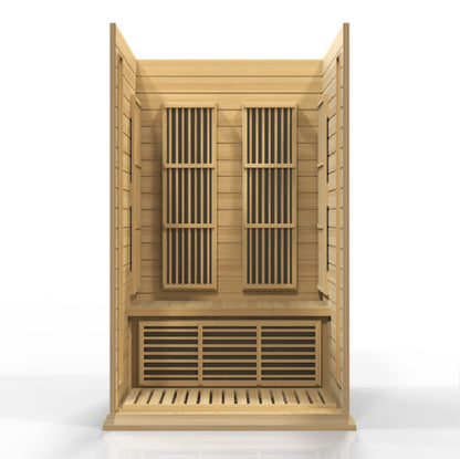 Maxxus 2-Person Low EMF (Between 5-10 MG) FAR Infrared Sauna (Canadian Hemlock)