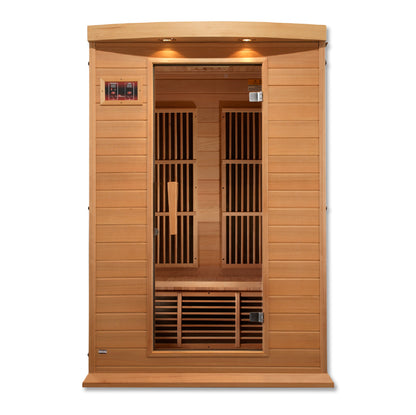 Maxxus 2-Person Low EMF (Between 5-10 MG) FAR Infrared Sauna (Canadian Hemlock)
