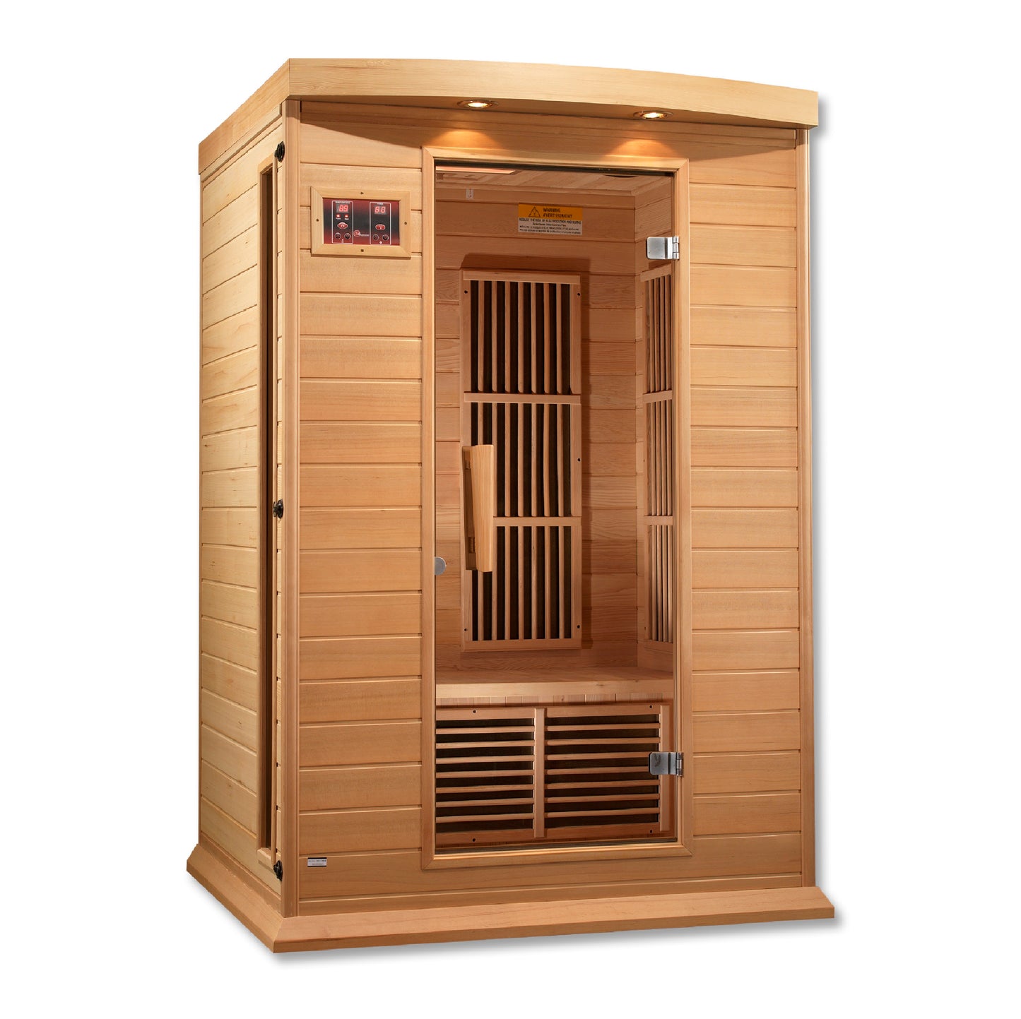 Maxxus 2-Person Low EMF (Between 5-10 MG) FAR Infrared Sauna (Canadian Hemlock)