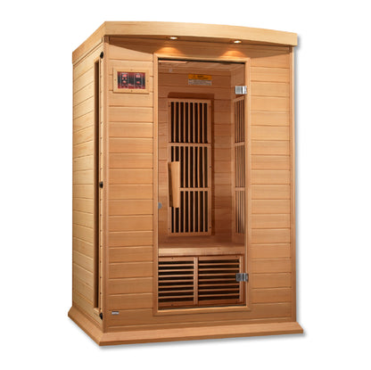 Maxxus 2-Person Low EMF (Between 5-10 MG) FAR Infrared Sauna (Canadian Hemlock)