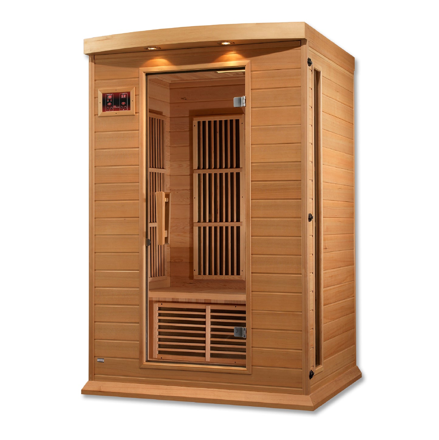 Maxxus 2-Person Low EMF (Between 5-10 MG) FAR Infrared Sauna (Canadian Hemlock)