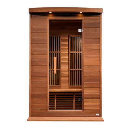 Maxxus 2-Person Low EMF (Between 5-10MG) FAR Infrared Sauna (Canadian Red Cedar)