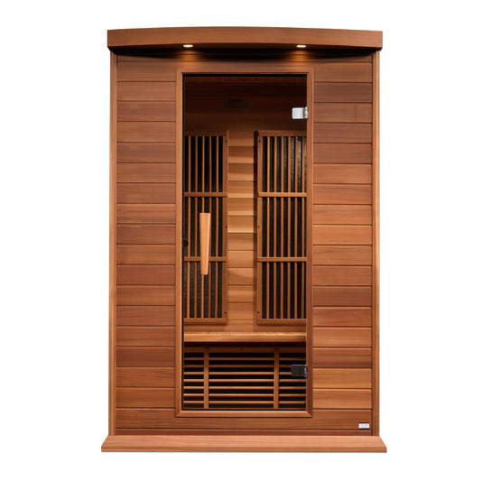 Maxxus 2-Person Low EMF (Between 5-10MG) FAR Infrared Sauna (Canadian Red Cedar)