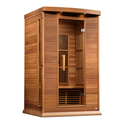Maxxus 2-Person Low EMF (Between 5-10MG) FAR Infrared Sauna (Canadian Red Cedar)