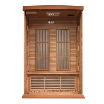 Maxxus 2-Person Low EMF (Between 5-10MG) FAR Infrared Sauna (Canadian Red Cedar)