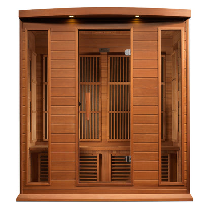 Maxxus 4-Person Low EMF (Between 5-10MG) FAR Infrared Sauna (Canadian Red Cedar)