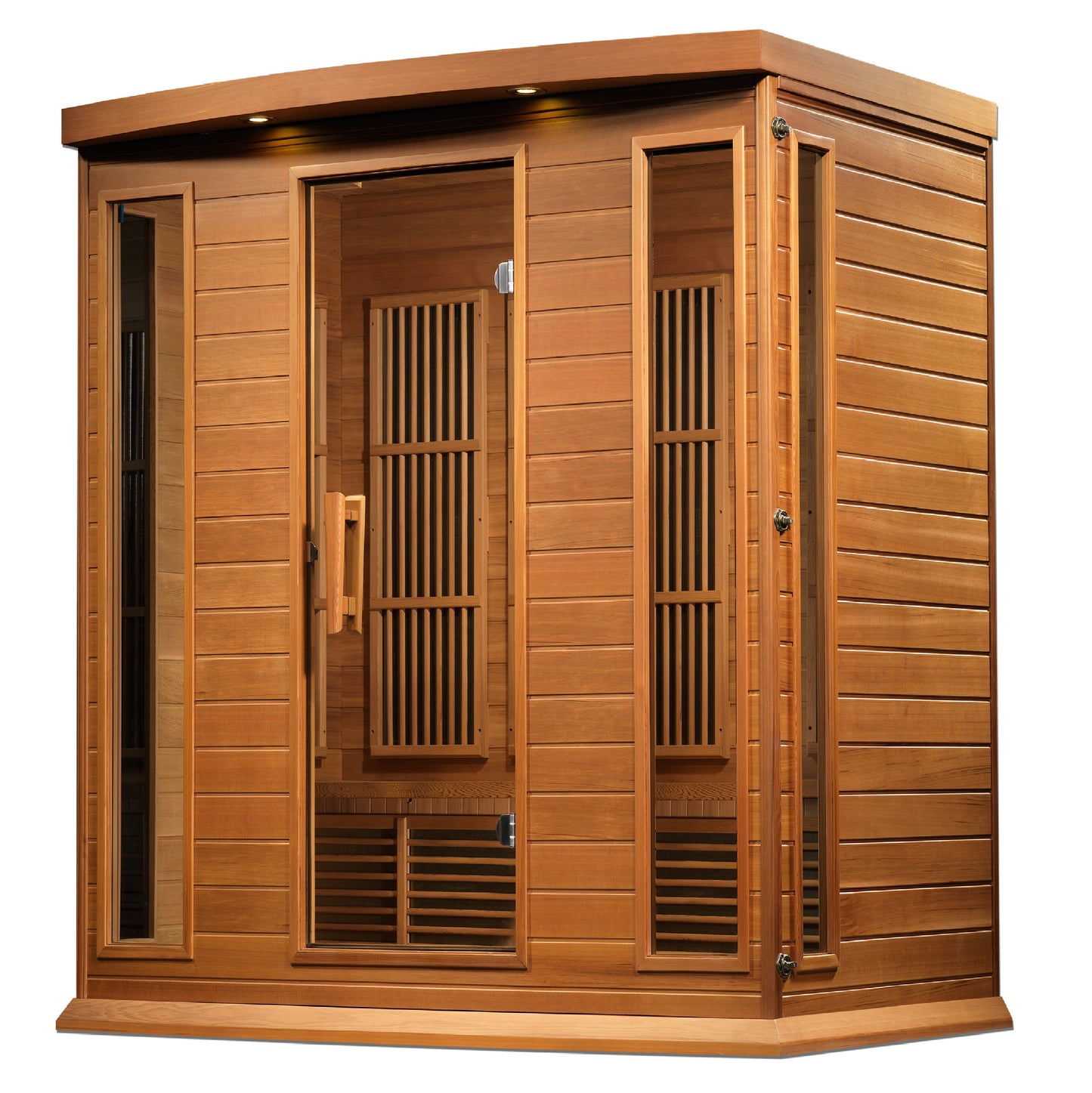 Maxxus 4-Person Low EMF (Between 5-10MG) FAR Infrared Sauna (Canadian Red Cedar)