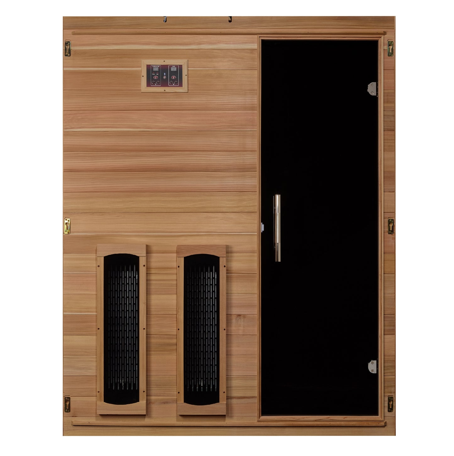 Maxxus S-Line Yoga 3-Person Full Spectrum Near Zero EMF (Under 3MG) FAR Infrared Sauna (Canadian Hemlock)
