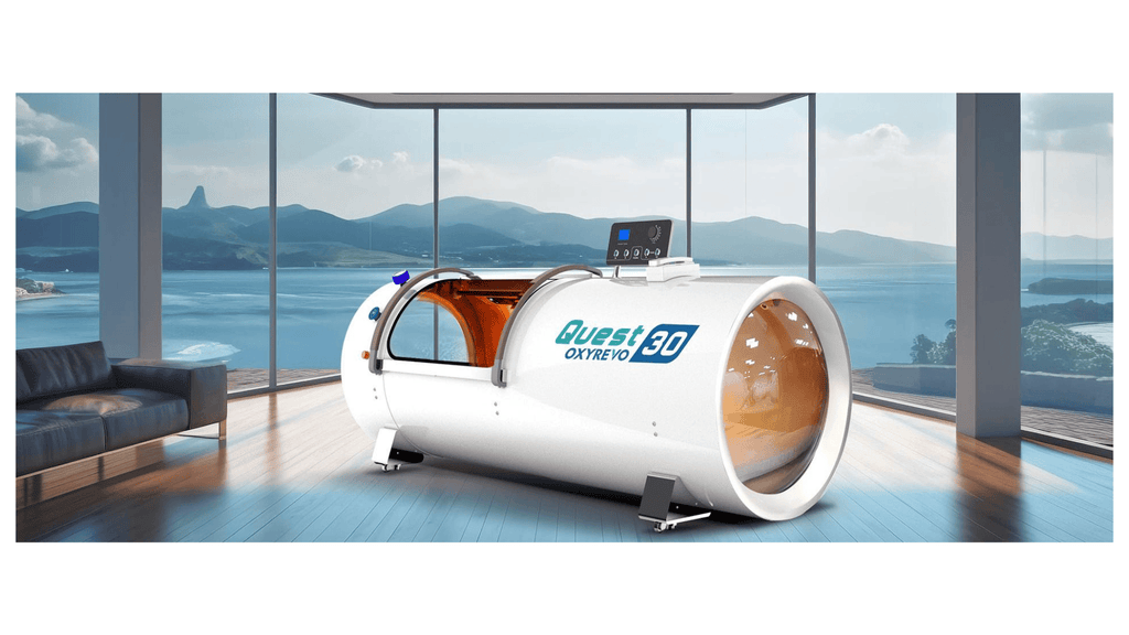 OXYREVO Quest30 1.5/2.0 ATA Hard Lying Hyperbaric Oxygen Chamber System